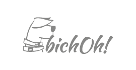 Logotipo de BichOh! en color gris