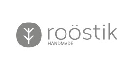 Logotipo de Roöstik en color gris
